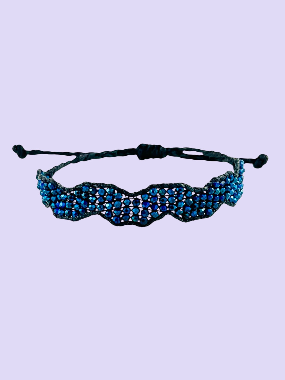 Blue waves bracelet