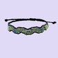Pistachio waves bracelet